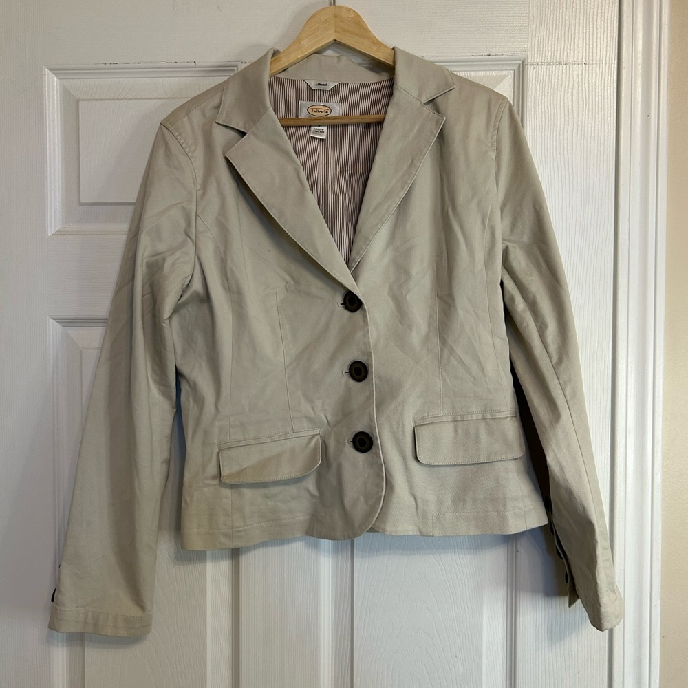 Talbots Cream Blazer